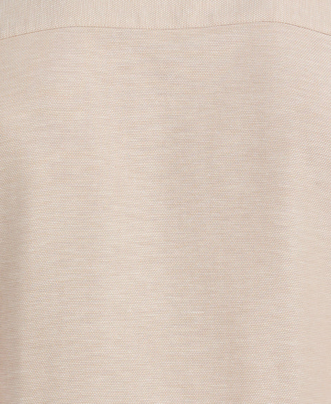 Cotton Linen Dobby Panel Shirt (Savannah Tan) 