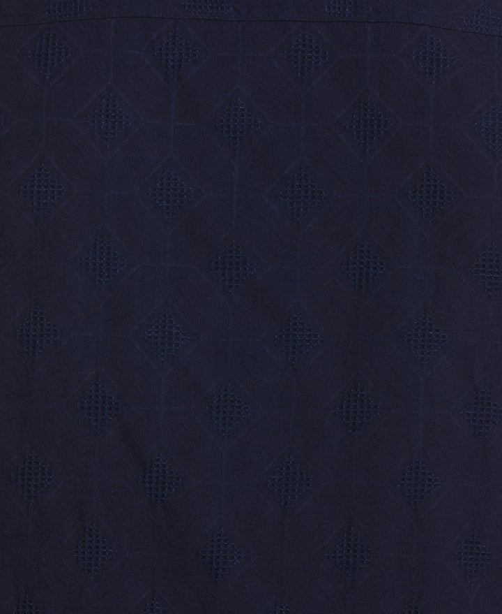 Cotton Medallion Dobby Shirt (Dress Blues) 