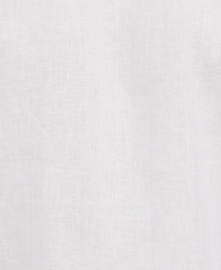 Cross Dye Linen Pintuck Embroidered Panel Shirt (Brilliant W/Ensign Bl) 