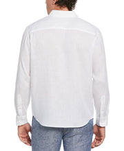Cross Dye Linen Pintuck Embroidered Panel Shirt (Brilliant W/Ensign Bl) 