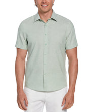 Cross Hatch Pattern Shirt (Basil) 