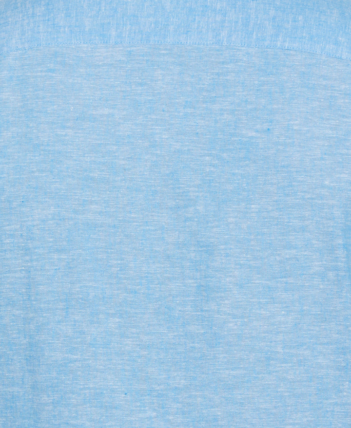 Cross Hatch Pattern Shirt (Malibu Blue) 