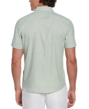 Cross Hatch Pattern Shirt (Basil) 