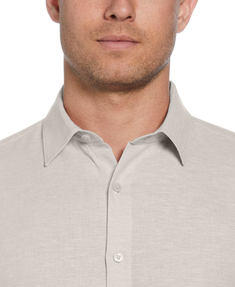 Cross Hatch Pattern Shirt (Island Fossil) 