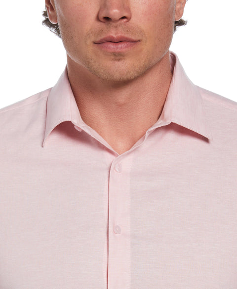 Cross Hatch Pattern Shirt (Pink Dolphin) 