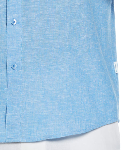 Cross Hatch Pattern Shirt (Malibu Blue) 