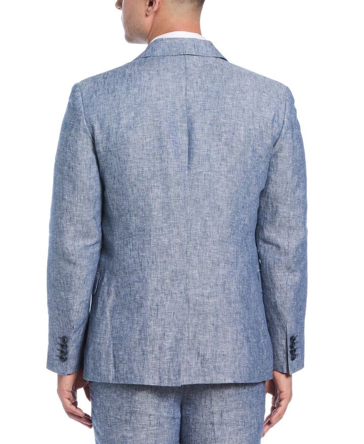 Delave Ensign Blue Linen Suit-Suit Set-Fast Bundle