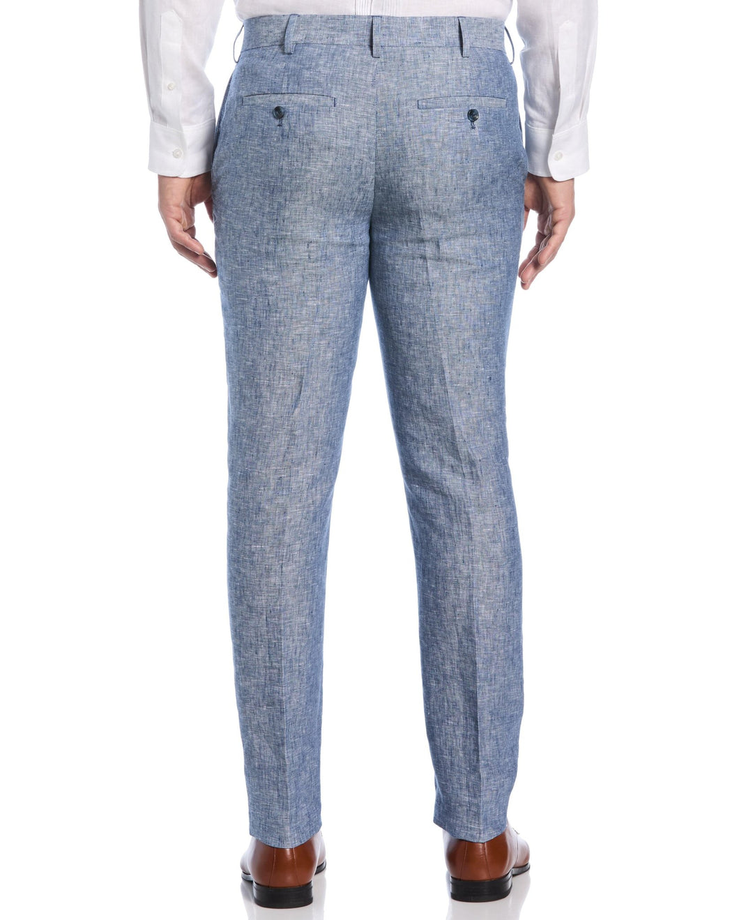 Delave Ensign Blue Linen Suit-Suit Set-Fast Bundle