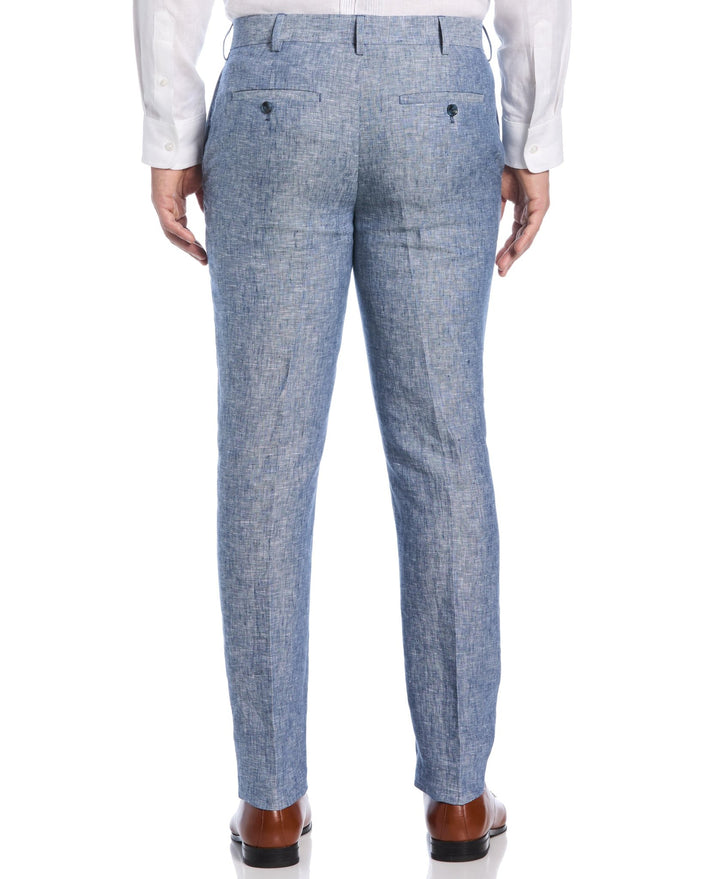 Delave Ensign Blue Linen Suit-Suit Set-Fast Bundle