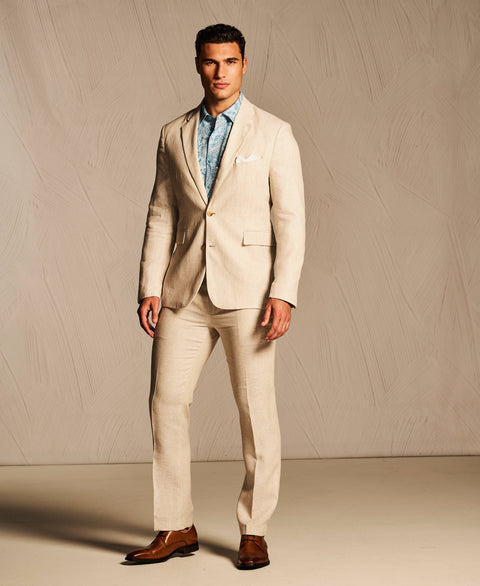 Delave Incense Linen Suit-Suit Set-Cubavera Collection