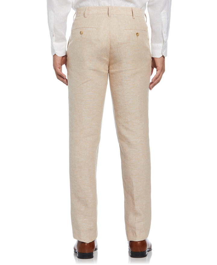 Delave Linen Flat Front Pant (Incense) 