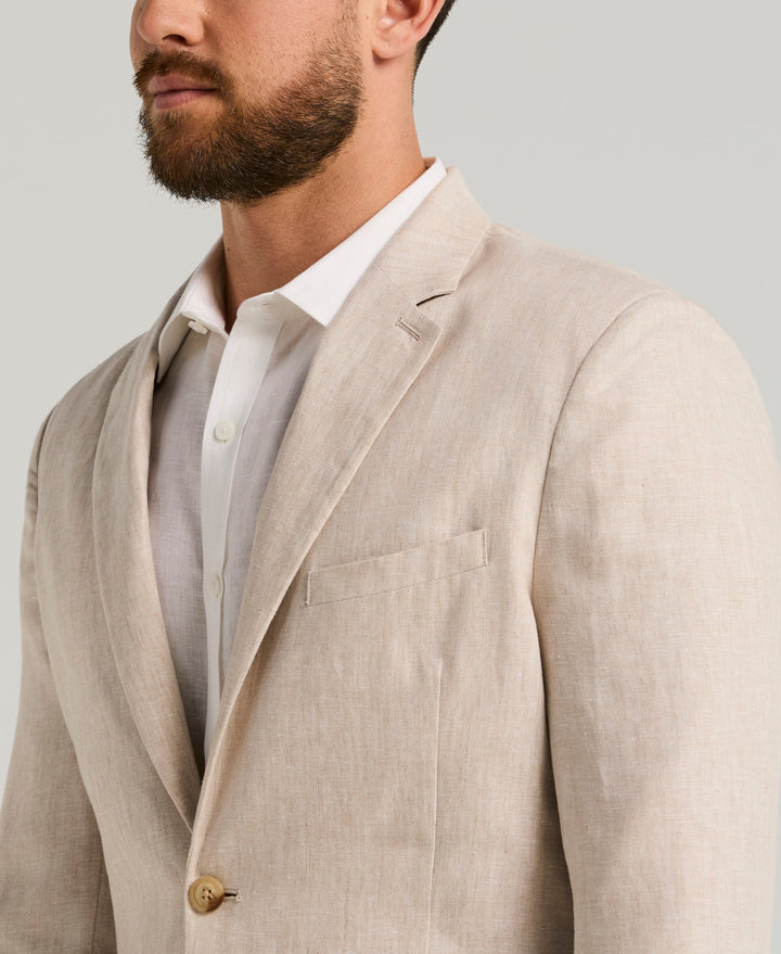 Delave Linen Sport Coat (Natural Linen) 
