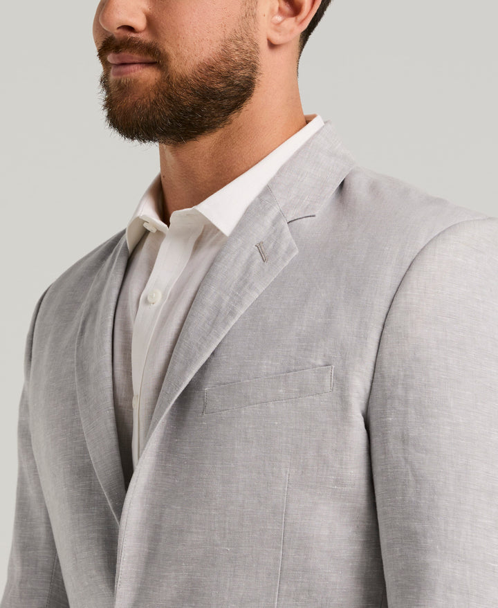 Delave Linen Sport Coat (Sleet) 