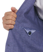 Delave Linen Sport Coat (Navy Peony) 