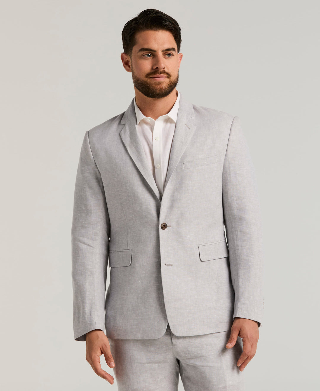 Delave Linen Sport Coat (Sleet) 