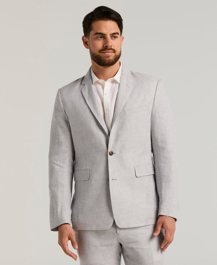 Delave Linen Sport Coat (Sleet) 