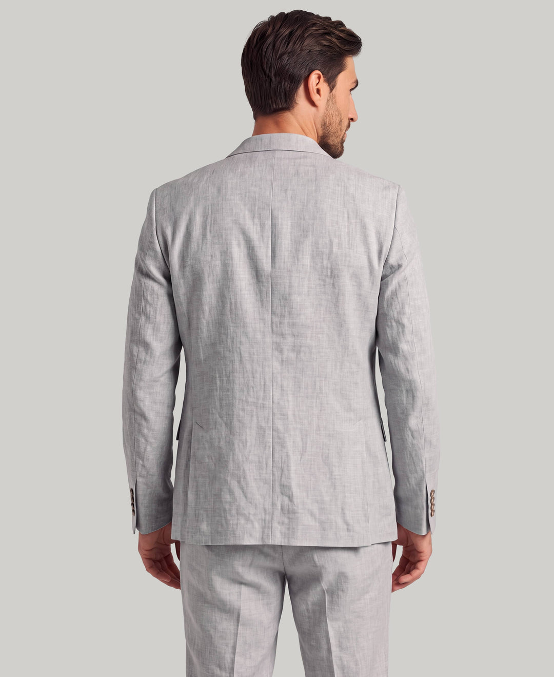 Linen Delave Sport Coat (Sleet) 