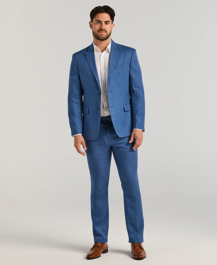 Linen Delave Sport Coat (True Navy) 