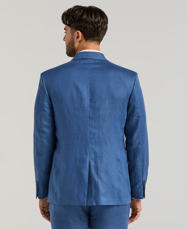 Linen Delave Sport Coat (True Navy) 