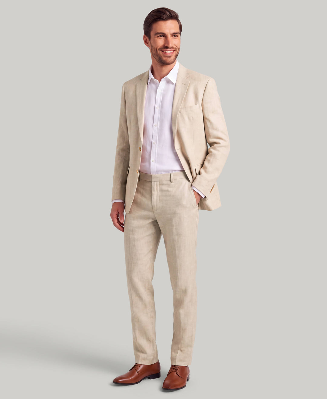 Linen Delave Sport Coat (Incense) 