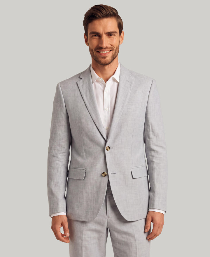 Linen Delave Sport Coat (Sleet) 