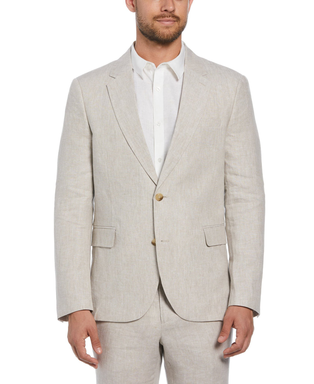 Delave Natural Linen Suit-Suit Set-Fast Bundle