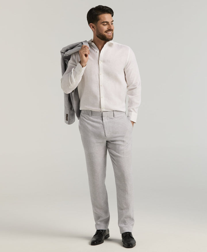 Delave Sleet Linen Suit-Suit Set-Fast Bundle