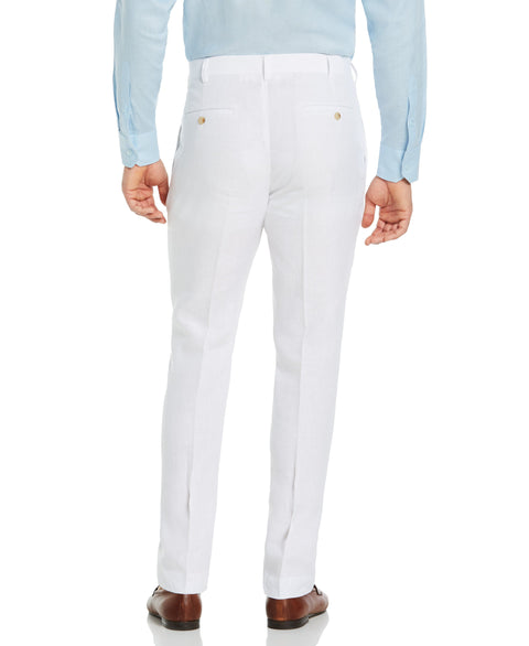 Delave White Linen Suit-Suit Set-Cubavera Collection