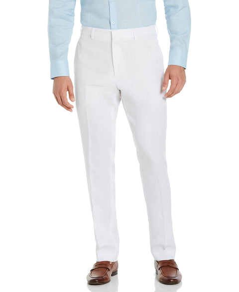 Delave White Linen Suit-Suit Set-Cubavera Collection