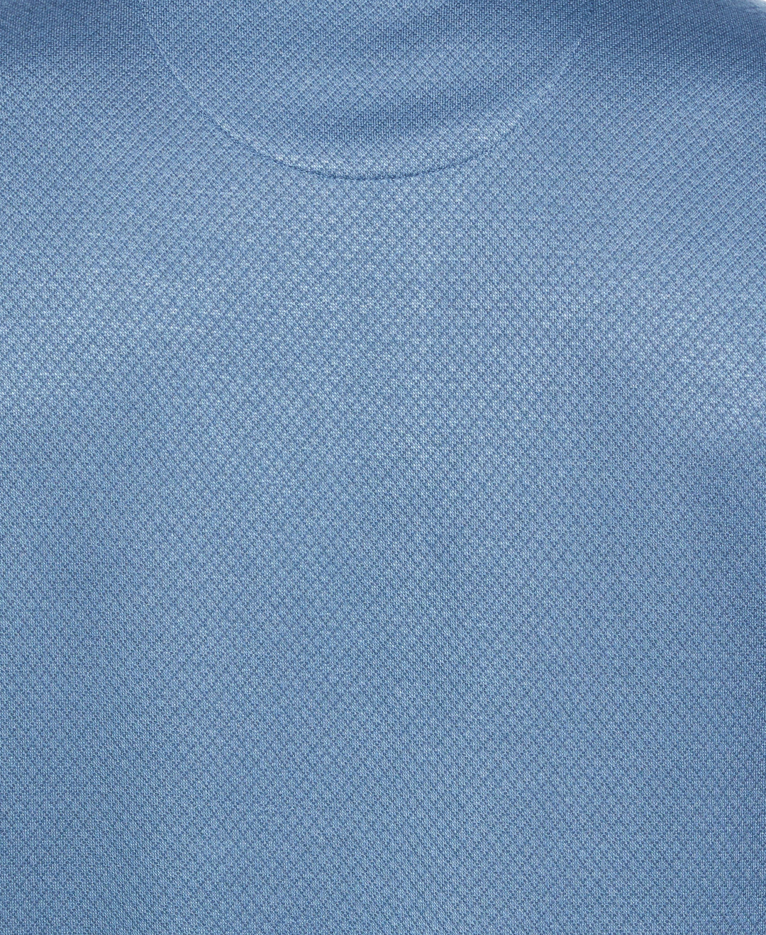 Diamond Jacquard Polo Shirt (Blue Shadow) 