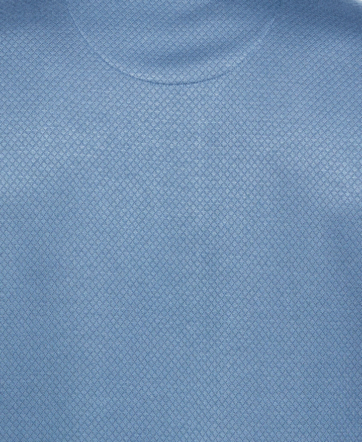 Diamond Jacquard Polo Shirt (Blue Shadow) 
