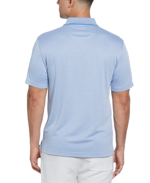 Diamond Jacquard Polo Shirt (Xenon Blue) 
