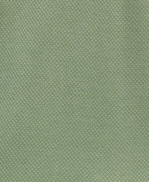 Diamond Jacquard Patterned Polo Shirt (Basil) 