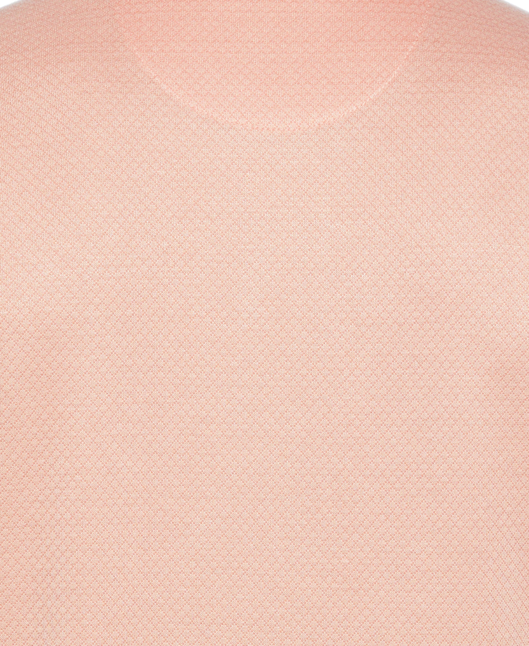 Diamond Jacquard Polo Shirt (Tropical Peach) 