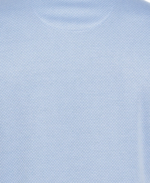 Diamond Jacquard Polo Shirt (Xenon Blue) 