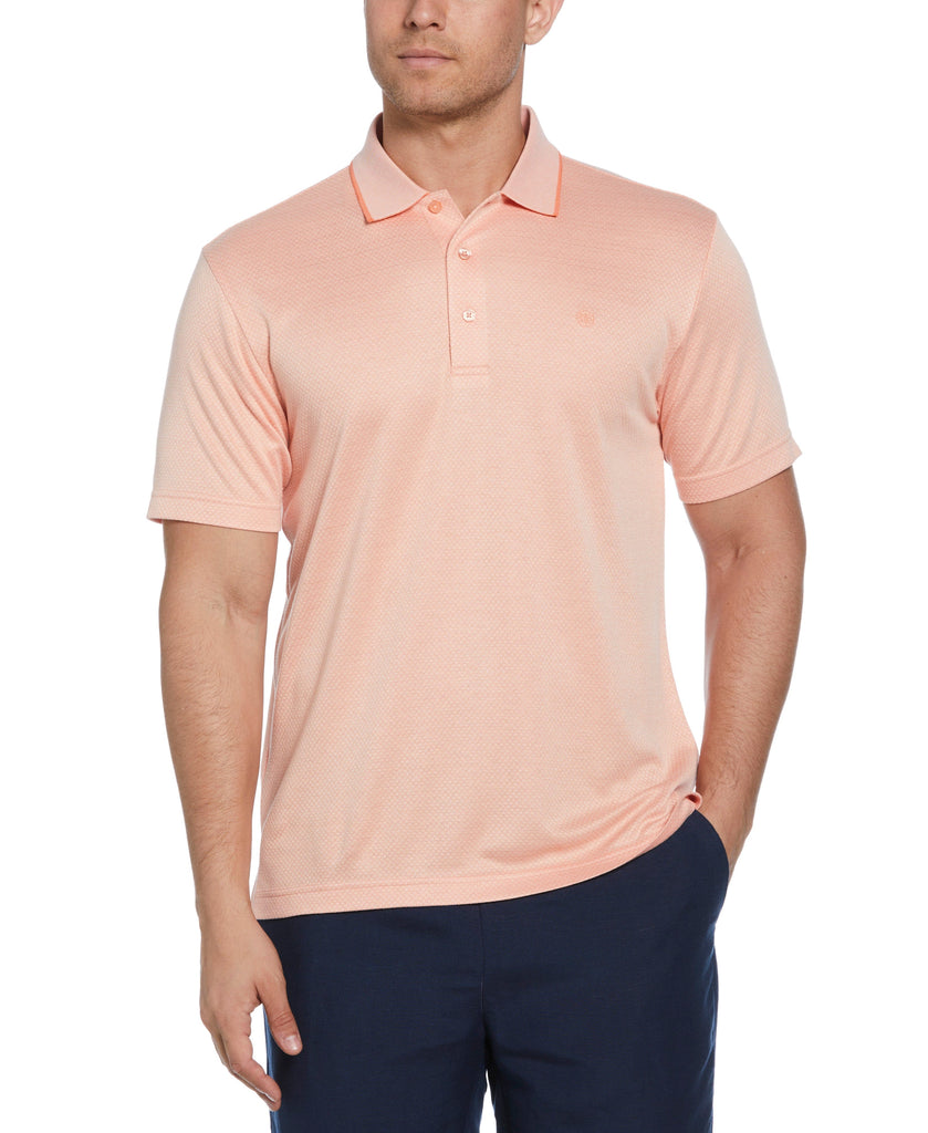 Diamond Jacquard Polo Shirt