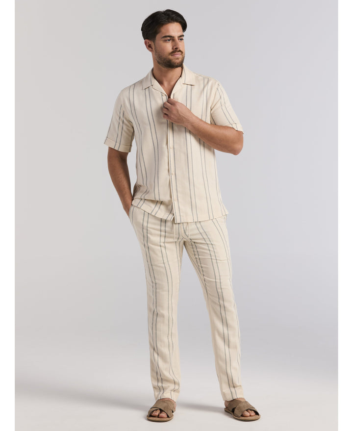 Dobby Stripe Pant-Pants-Cubavera