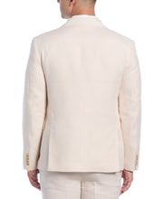 Double Breasted Delave Linen Sports Coat (Whitecap Gray) 
