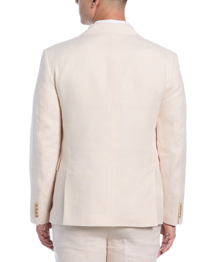 Double Breasted Delave Linen Whitecap Grey Suit-Suit Set-Fast Bundle