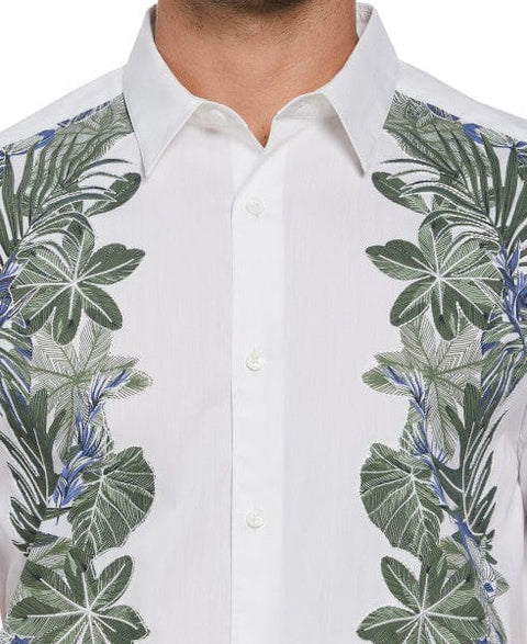 Ecoselect™ Tropical Print Panel Shirt-Casual Shirts-Cubavera