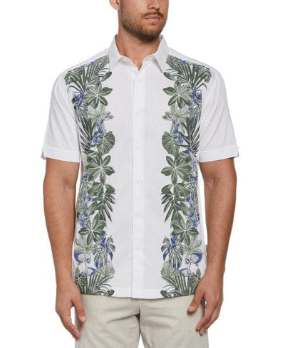 Ecoselect™ Tropical Print Panel Shirt-Casual Shirts-Cubavera