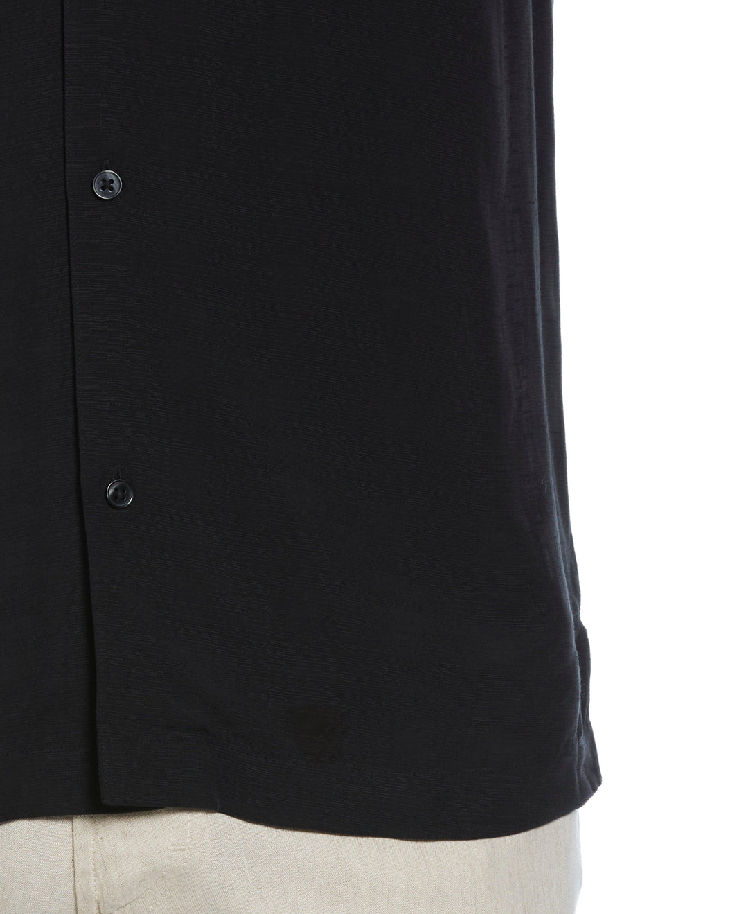Embroidered Floral Shirt (Jet Black) 
