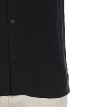 Embroidered Floral Shirt (Jet Black) 