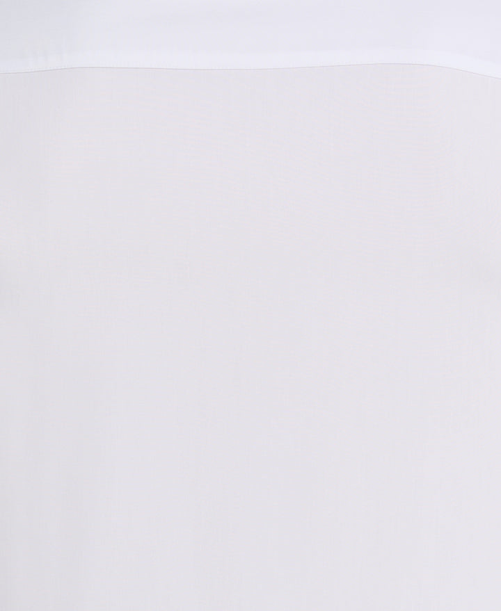 Embroidered Panel Shirt (Brilliant White) 