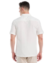 Embroidered Panel Shirt (Egret) 