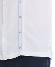 Embroidered Panel Shirt (Brilliant White) 