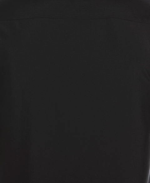 Embroidered Panel Shirt (Jet Black) 