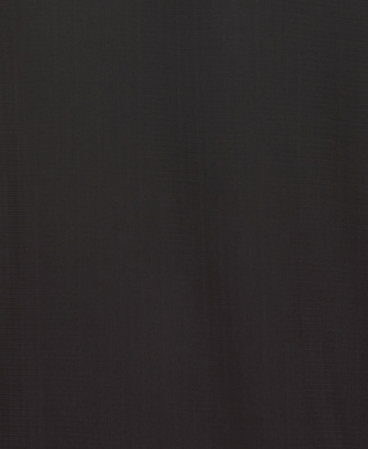 Big & Tall Embroidered Double Tuck Shirt (Jet Black) 