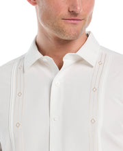 Embroidered Panel Shirt (Egret) 
