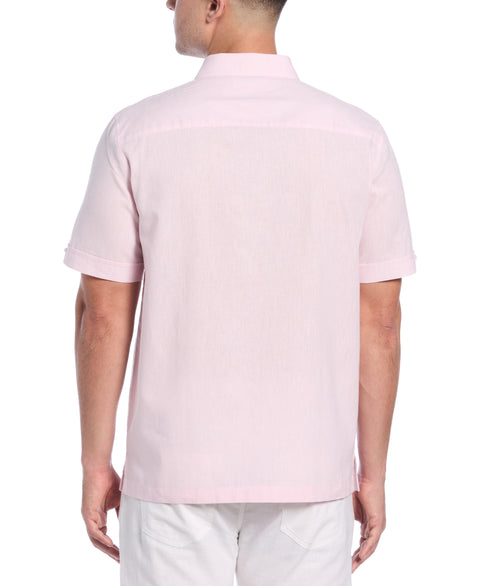 Engineered Dobby Panels Shirt (Rose Shadow) 